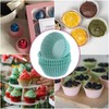 sourcing map 100 Count Cupcake Liners Light Blue Cupcake Cups