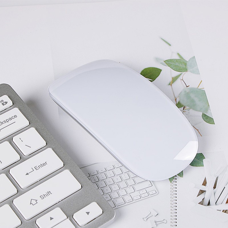 Wireless Mouse Lightweight Ultra Thin 2.4G Mute Button Touch Scrolling