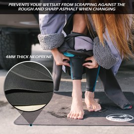 The Malo'o Neoprene Wetsuit Changing Mat