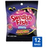 SWEDISH FISH Mini Glow Ups Strawberry-Watermelon Soft & Chewy Candy,