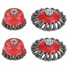 Angle Grinder Wire Brush Set, M14 Bowl Cup Flat Steel