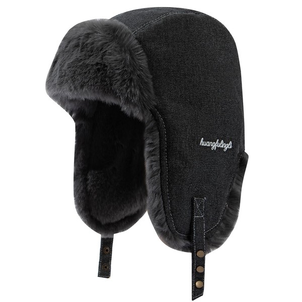 CLAPE Windproof Warm Soft Winter Hat for Women, Faux Fur