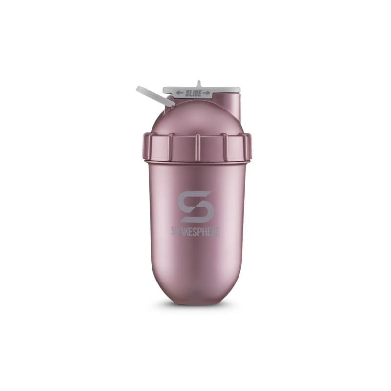 Botella Mezcladora Shaker Shakesphere Original 700ml (Metallic Rose Gold)