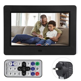 7 inch 800*480 HD Digital Photo Frame Screen Multiple Languages Screens Ratio 16:9(black  )