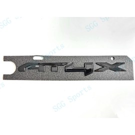 GMC 1PC Gloss Black Rear Tailgate AT4X Emblems Badge Fit 2023-2024 GMC Canyon AT4X