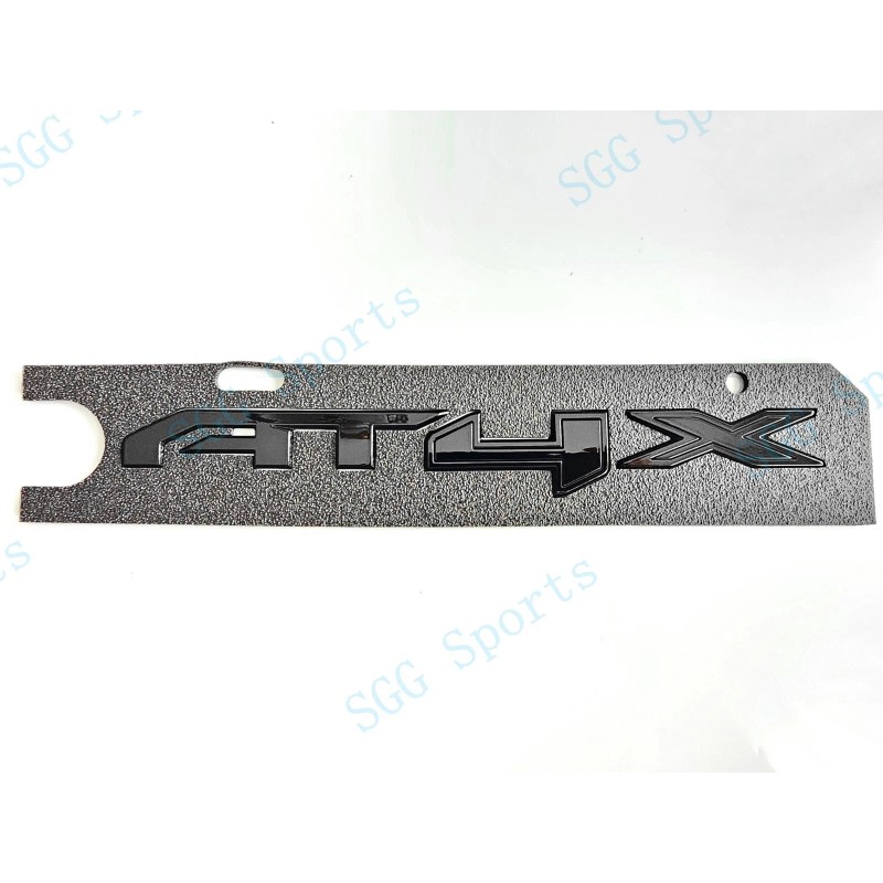 GMC 1PC Gloss Black Rear Tailgate AT4X Emblems Badge Fit