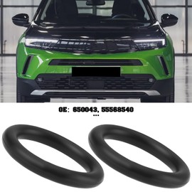 AS Axis Spindleon 2 guarnizioni in gomma per radiatore olio, colore nero, 650043 55568540, compatibile con Opel Astra Kasa Meriva Mokka Adam