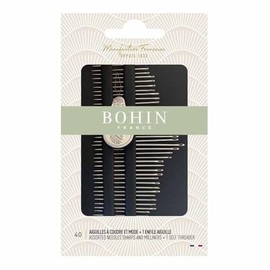 Bohin 05099 Milliners & Sharps - Surtido de agujas de mano