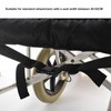 Natudeco Full Wheelchair Cushion Wheelchair Seat Cushion with Straps Adjustable