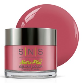 SNS Nail Dip Powder, Gelous Color Dipping Powder - Mauvelous Mauve (Pink/Rose, Cream), BOS11 - Long-Lasting Acrylic Nail Color & Polish Lasts 14 Days - Low-Odor & No UV Lamp Required - 1 oz