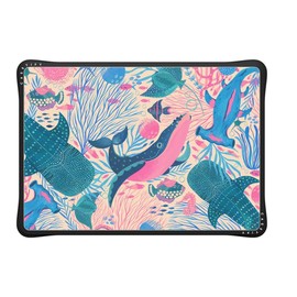 CASETiFY Impact MacbookPro 13-inch (M1/M2/Intel) Case [Enhanced Protective Corner Design/Ventilation Cutouts/Anti-Slip Grip] - Under The Sea - Clear Black