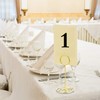 TecUnite 3.35 Inch Gold Table Number Holder Wire Place Card