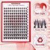 TOOCHUNAG Wispy Eyelash Clusters Manga Lashes Extensions 10-16mm Cluster Lashes