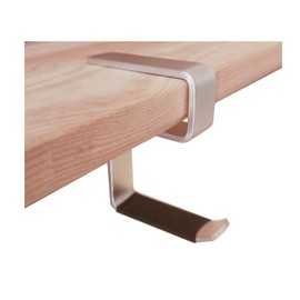 Office Computer Desk Aluminum Hook Clamp-On Desk Headphone Holder/Backpack Hook/Provides A Convenient Place to Hang Headset Or Bag (for 3CM Board)