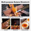 Camping Torch Lighter, Windproof Bright Fire Lighter with Safety Lock,