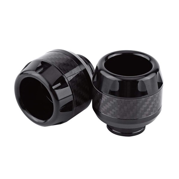 Anauto Motorcycle Front Fork Frame Sliders 1 Pair of Carbon