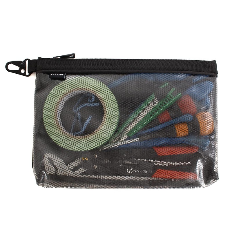TAKASUE Camouflage Transparent Pouch, For Survival Games, Tools, Accessories, Waterproof,