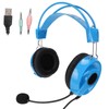 Gaming Headset Wired Comfortable Multifunctional Multicolor RGB Headphone with Omnidirectional