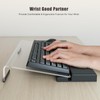 Kovesayi Acrylic Keyboard Stand with Ergonomic PU Leather Wrist Rest