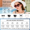 MARE AZZURO Cat Eye Reader Sunglasses Women Outdoor Reading Glasses