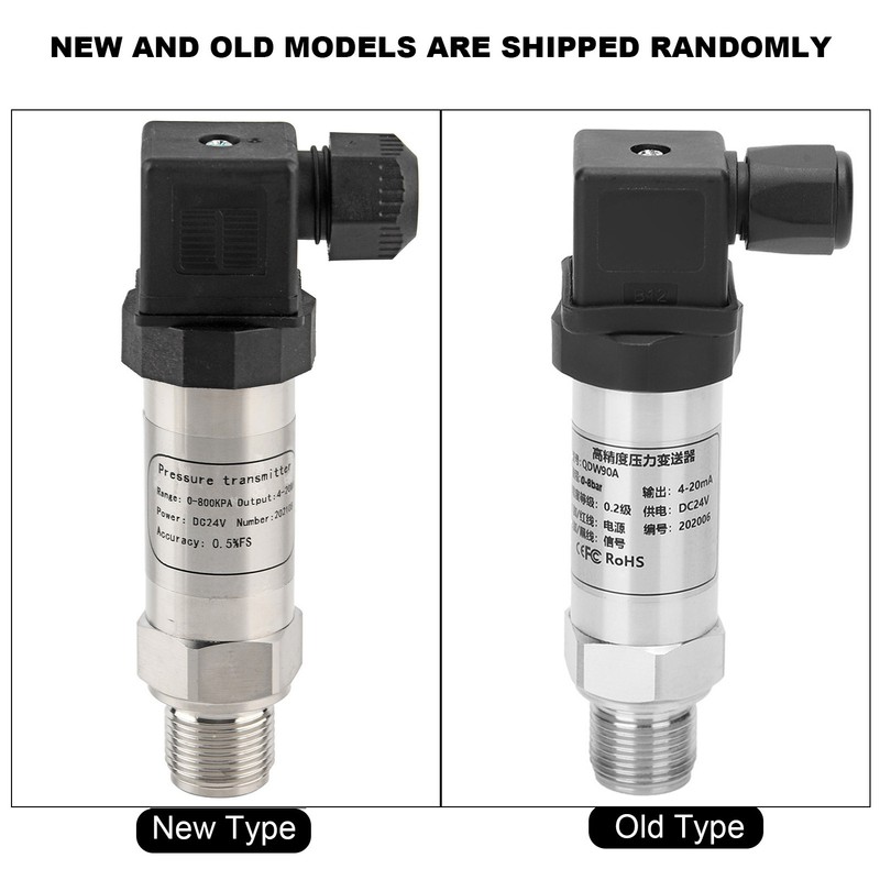 Pressure Transmitter High Accurate Sensor Diffused Silicon Industrial Control Supplies0‑800Kpa