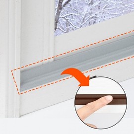 Wind Break Weatherstripping Mocha Strip 2ea