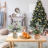 Desktop Xmas Tree Small Simulation Tabletop Decorative Xmas Trees for