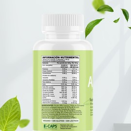 BENAT | ACIDO ALFA LIPOICO | 600mg por porción | 120 cápsulas Veganas | Adiconadas con extractos Herbales de Gymnema, Canela y Té verde, Vitaminas del complejo B y Cromo | Ingredientes 100% Naturales | ALPHA LYP | Suplemento Alimenticio Premium Antioxida