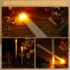 Baquler 100 Pcs 9.7 Inch LED Flameless Taper Candles Bulk