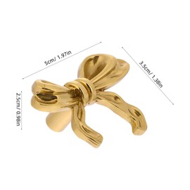 NUOBESTY Cabinet Handle, 1Pc Dresser Pulls Bowknot Cabinet Knobs Bow Dresser Knobs for Home, Kitchen, Hardware Cupboard