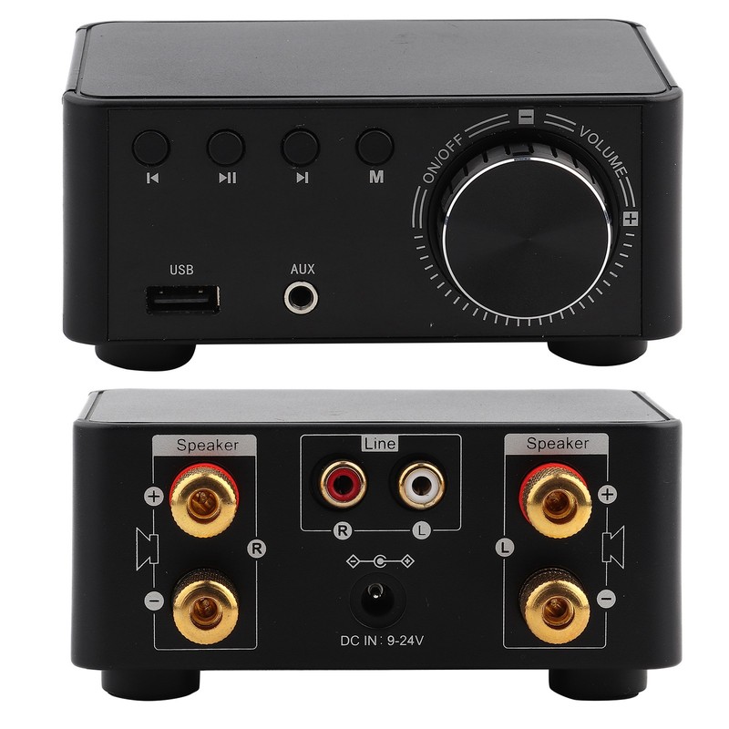 HIFI Bluetooth 5.0 Digital Audio Amplifier Board Memory Card Player