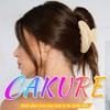 CAKURE Pink Hair Clips Medium Cute Claw Clips Hair Accessories