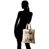 Universal Zone Literary tote bag. Handbag with book design. Book