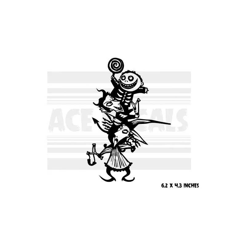 The Nightmare Before Christmas - Lock Shock and Barrel -