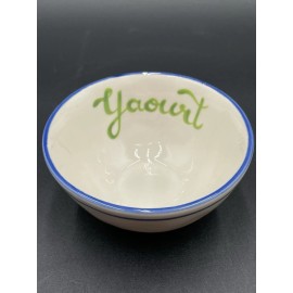 Anthropologie Harlie Brown Studio Belle Journee Stoneware Bowl Yaourt 5" New