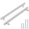 Probrico 10 Pack 10 Inch Hole Centers Brushed Nickel Cabinet