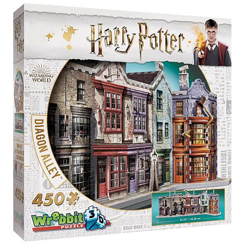 Wrebbit3D Harry Potter Diagon Alley 3D Puzzle for Teens and