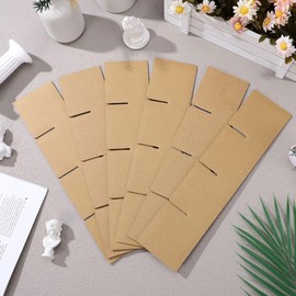 DIYEAH Pack of 18 Dividers for Shipping Boxes Packaging Plate Dividers for Packaging Moving Boxes for Tableware Cup Separator Moves Divider Movable Cup Paper Khaki