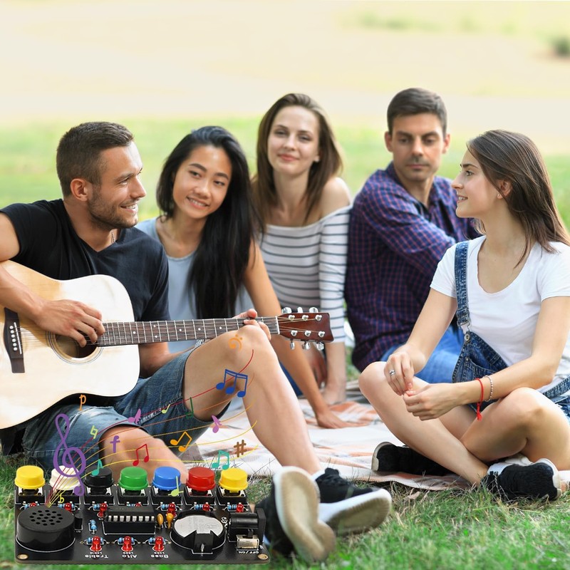 Treedix Soldering Exercise Projects DIY Piano Soldering Project Kit, Circuit