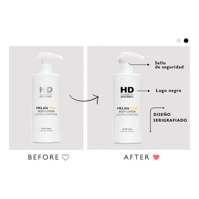 Hd Cosmetic Melan Txa Loción Corporal Aclarante E Hidratante