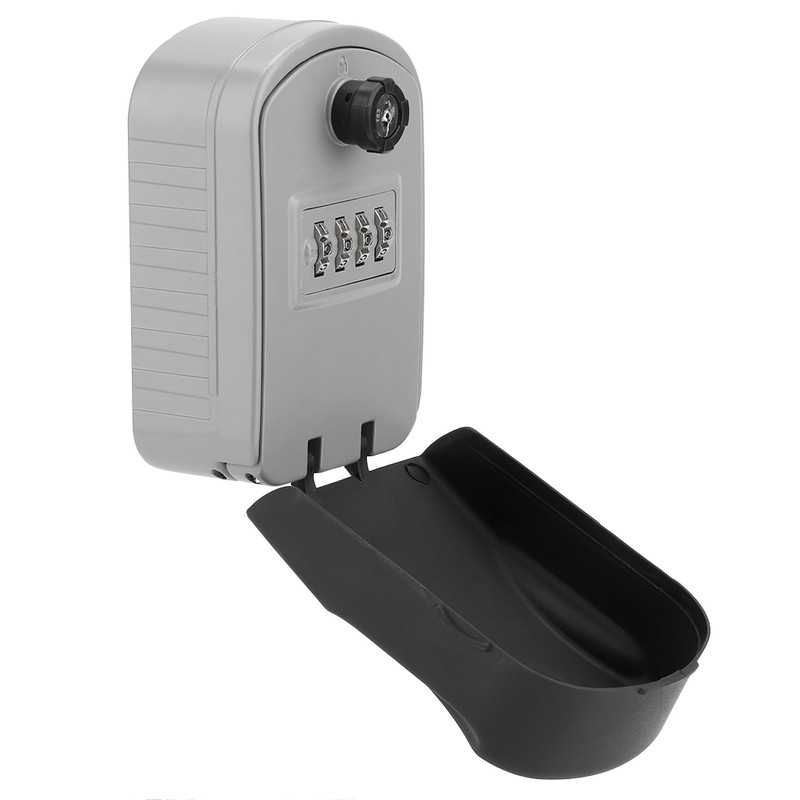 Household Wall Mounted 4 Digit Password Key Lock Box Keys