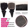 4x4 Transparent HD Lace Closure Loose Wave Human Hair Closure