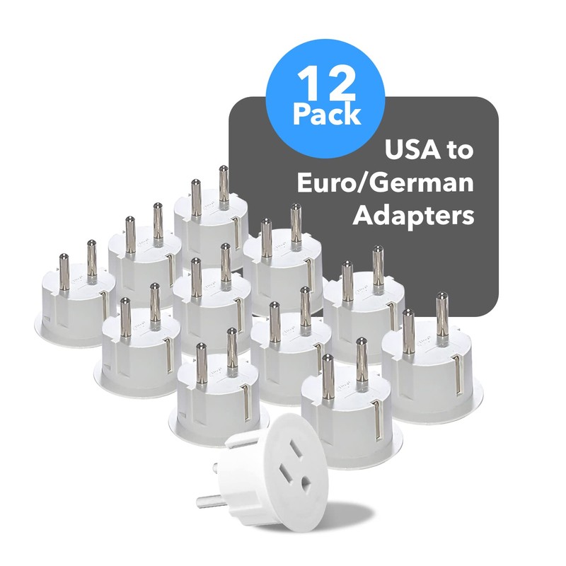 Orei American USA To European Schuko Germany Plug Adapters CE