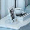 UoYeet Acrylic Easel Display Stand with Adjustable Gold-Toned Hardware for