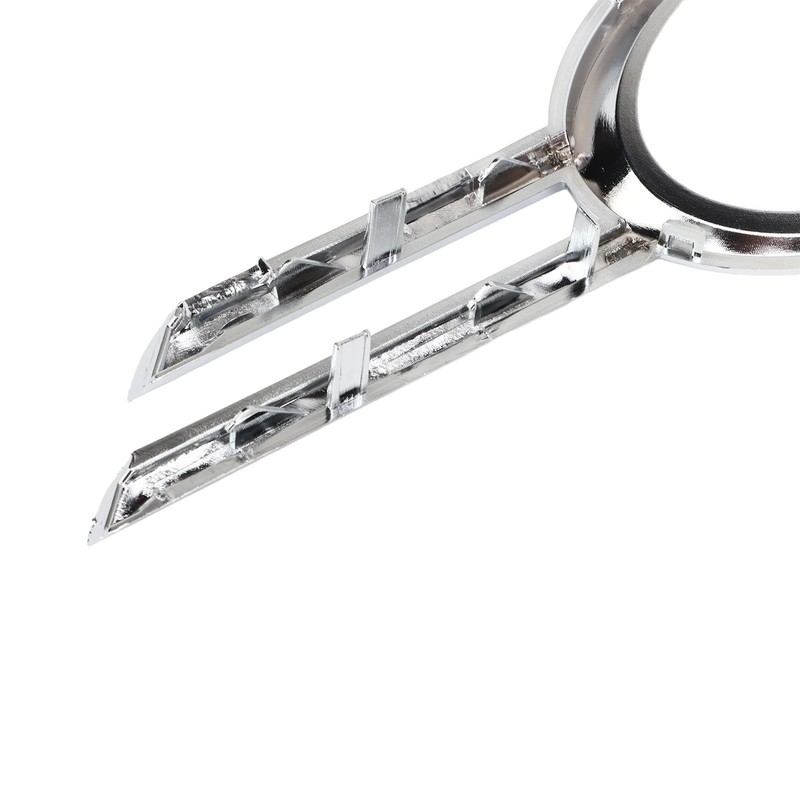 2PCS Fog Lamp Bumper Grille Cover Gloss Chrome 2118851174 Replacement