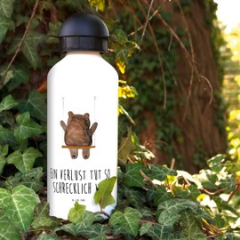 Mr. & Mrs. Panda Children's Drinking Bottle Bear Swing – Gift, Bear Loss Mourning Gift Sad Comfort Love Love