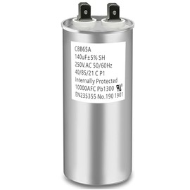 CBB65A Condensador de funcionamiento 250VAC 250V AC 140uF 140MFD 140 uF 40/85/21 C P1 50/60Hz 10000AFC PB1300