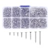 Hepzest 800Pcs Stainless Steel Self Tapping Screw Assortment Kit Lock
