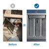 Snowtaros Undermount Sink Brackets, Stainless Steel, 2 Pack