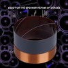 1PCS 75.5mm Audio Bass Speaker Voice Coil Woofer Sound Drive